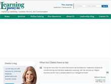 Tablet Screenshot of learningjourneyinc.com